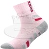 Detské ponožky Maik so striebrom ružové svetlé