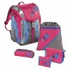 Školský ruksak - 5-dielny set, SBS Flexline Kvety, certifikát AGR