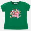 Dievčenské tričko MAYORAL 3015 zelené
