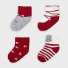 Dievčenské ponožky MAYORAL 9306 4 páry červené