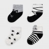 Chlapčenské ponožky MAYORAL 9306 4 páry tm. šedé