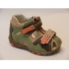 Letné sandále, hnedo-zelené veľ. 24