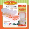 Plastové nádobky na stravu BABY CUBES 140ml