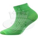 Detské ponožky so striebrom zelené
