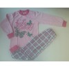Dievčenské pyžamo motýľ ružové