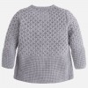 MAYORAL dievčenský sveter so šálom 4480 šedý