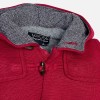Chlapčenský sveter s kapucou  červený MAYORAL  2354