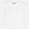 Dievčenské pólo tričko biele MAYORAL 114