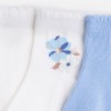 Dievčenské ponožky MAYORAL 10181 biela - modrá