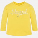 Dievčenské tričko MAYORAL 109 žlté