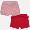 Dievčenské krátke nohavice MAYORAL 1299 červené
