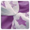 Bambusové obrúsky XKKO BMB 30x30 - Lilac Stars MIX - 9ks