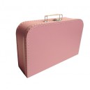 Kufrík jednofarebný 2 veľkosti - ružový