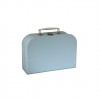 Kufrík jednofarebný - svetlomodrý