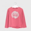 Dievčenské tričko MAYORAL 7076 ružové SHINE