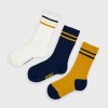 Chlapčenské ponožky MAYORAL 10875 balenie 3 páry žlté