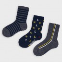 Chlapčenské ponožky MAYORAL 10873 balenie 3 páry žlté