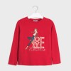 Dievčenské tričko MAYORAL 7068 červené