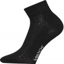 Detské ponožky so striebrom čierne