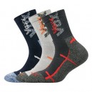 Chlapčenské ponožky Wallík tri farby