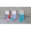 Dievčenské členkové ponožky farebné