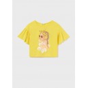 Dievčenské tričko MAYORAL 6051 žlté