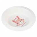 Canpol babies Plastová miska CUTE ANIMALS 270ml zajko