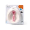 BABYONO Miska s prísavkou a lyžičkou mint 230 ml 6m+