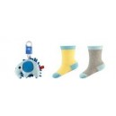 Ponožky s darčekom modrá hračka